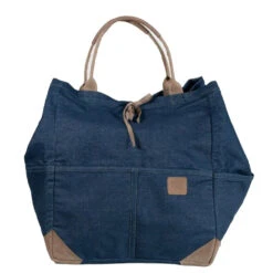 Large Tote Bag -Boutique Sports Fashion Store Largetotebagdenim1