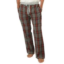 Flannel Pant - Heather/Red