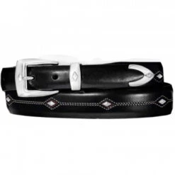 Denver Diamond Belt - Black