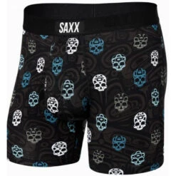 Saxx Ultra Fly Skulls Black